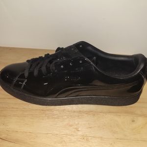 Mens patent leather pumas